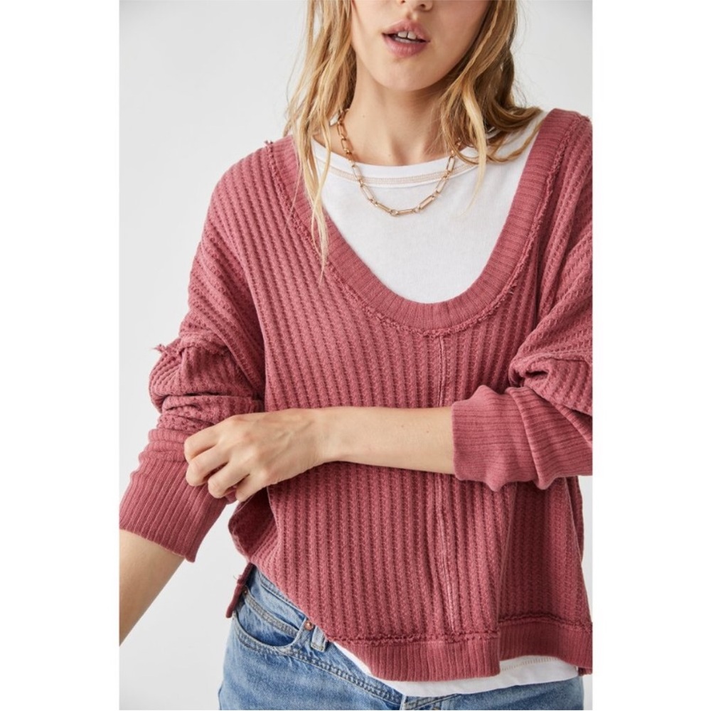 NWT Free People New Magic Thermal In Cowboy